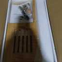 AmazerBath Toilet Paper Holder Cabinet, Bamboo Toilet Paper Holder Stand for Bathroom, Small Toilet Paper Storage Cabinet with Rattan Door, 30.3x7.8x7 inches (Natural)