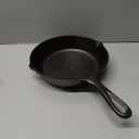 Lodge Seasoned Cast Iron Skillet - PFAS-Free, Non-Toxic Cookware - Use with an Oven, Stove, Grill, or Campfire - Naturally Non-Stick & Oven Safe - 8 Inches