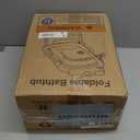 Baby Bathtub, Collapsible Newborn Bathtub for Infant to Toddler 0-24 Months with Soft Cushion and Thermometer,Portable Travel Newborn Tub with No-Slip Feet, Baby Shower Gifts,Green