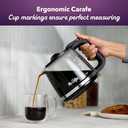 Mr. Coffee 12-Cup Replacement Carafe  Compatible with Mr. Coffee 12 Cup Machines, Glass Pot with Black Handle