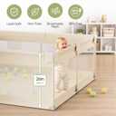 Uanlauo Beige Small Baby Playpen - 47x47in Playpen for Babies and Toddlers, Safe Indoor Play Pen, Baby Pen with Storage Bag and Breathable Mesh
