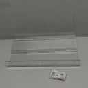 upsimples Acrylic Shelves for Bathroom Storage, 15" Floating Shelves Wall Organizer for Perfume, Make up, Skincare, Kids Bookshelf for Bedroom, Nursery, Living Room Decor, Clear, 2 Pack