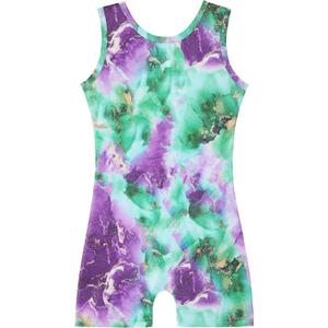 HOZIY Gymnastics Leotards for Girls with Shorts Toddlers Biketards Rainbow Unicorn Dinosaur Mermaid Leopard Flower Galaxy 1-2 T