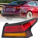 Huray Right Outer Tail Light Fit for Nissan Altima 2019-2022 [Halogen Type] RH Taillight Tail lamp Rear Brake Lamp Assembly OE Style Replacement for NI2805118 (Passenger Side)