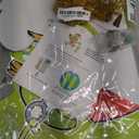 Outdoor Christmas Home Decorations, 7Pcs Lights Up Christmas Parachute Signs Decor, Cute Xmas Hanging Ornament with LED String Lights for Yard, Door, Christmas Tree Decoration