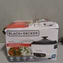 BLACK+DECKER 16-Cup Rice Cooker, RC516, 8-Cup Uncooked Rice, Steaming Basket, Removable Non-Stick Bowl, One Touch