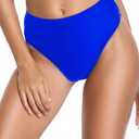 RELLECIGA Women's High Cut Bikini Bottom (Royal Blue)