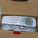 Corded Phone, /DTMF Caller ID Telephone Wall-Mounted Fixed Corded Phone Desk Put Landline Fashion Extension Telephone for Home (White)