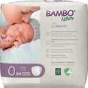 Bambo Nature Hypoallergenic Dream Baby Diapers, Premium Eco-Labeled Sustainable Diapers, Enhanced Leakage Protection, Totally Chlorine-Free, Skin Friendly, and Super Absorbent - Size 0 (24 Count)