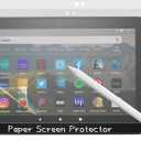KEANBOLL 2 PCS Paper Screen Protector for Fire HD 8/HD 8 Plus Tablet 8-inch (10th&12th Generation,2020&2022 Released) Anti Glare Matte & Writing Like On Paper (Paper)