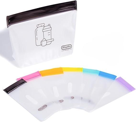 15 pc Single Dose Bags and 3pc Large Travel Containers Zip Up Bags