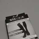 Physix Gear Compression Socks 20-30 mmHg - Men & Women - Running, Nurses, Shin Splints, Flight, Travel (Black) L/XL