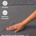 Extra Deep King Fitted Sheet - Hotel Luxury Single Fitted Sheet Only - Easily Fits 18 inch to 24 inch Mattress - Ultra Soft, Wrinkle & Fade Free w/Extra Deep Pockets - Breathable & Comfy - Dark Grey