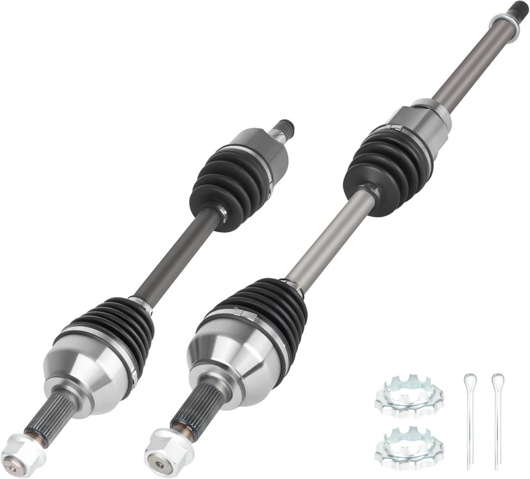 TadaMark 2PCs Front CV Axle Shaft Assembly Fit for Nissan Altima 2.5L 07-13 (2013 Altima Only fit for Coupe) Automatic CVT Trans, for Rogue 08-13 FWD, Rogue Select 14-15 FWD, Left & Right Side