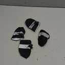 YAODHAOD Dog Shoes for Winter, Dog Boots & Paw Protectors, Fleece Warm Snow Booties for Puppy with Reflective Strip Anti-Slip Rubber Sole for Small Medium Size Dogs,Size 3: 1.5"x1.3" (L*W),Black