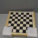 Juegoal 7-in-1 Wooden Board Game Set for Kids Adults, Tabletop Combo Classic Travel Portable Board Games (Chess, Checkers, Chinese Checkers, Backgammon, Parcheesi, Snakes and Ladders, Tic Tac Toe)