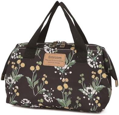 Smrcom Makeup Bag Cosmetic Bag For Women Girl Travel Makeup Bag Toilet Bag Zipper Organizer Bag Waterproof