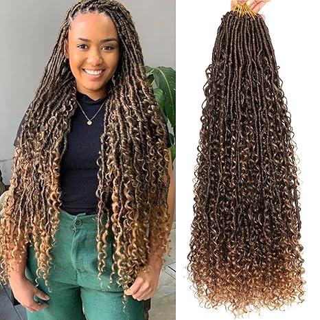 8 Packs Boho Faux Locs Crochet Hair