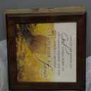 Elanze Designs So God Made a Farmer Hay Bales 12 x 12 Framed Art Wall Plaque with Wood Finish