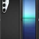 I-HONVA for Samsung Galaxy S24 FE 5G Case Shockproof Dust/Drop Proof 3-Layer Full Body Protection [Without Screen Protector] Rugged Heavy Duty Cover Case for Galaxy S24 FE 5G,Black