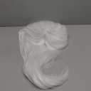 ANOGOL Wig Cap+32 In/ 80 cm Long White Wig White Cosplay Wigs, Straight Whitish Synthetic Wig with Bangs for Anime Cosplay, Peluca Blanca Long Straight Wigs for Halloween Costume Party