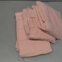 6pcs Pink Gauze Rustic Cheesecloth Table Runner 120 Inch 10 FT for Wedding Baby Shower Bridal Shower Birthday Engagement Garden Outdoor Party Long Sheer Boho Decorations