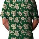 Blue 84 Men's NBA Officially Licensed Short Sleeve Performance Polo Floral
