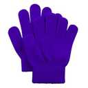 Kids Gloves Toddler Magic Gloves Warm Toddler Mittens Kids Winter Gloves Stretch Knitted Mittens for Boys Girls Baby Purple One Size