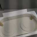 Elevated Ceramic Dog Bowl Set - Double Dog Feeding Bowls with Stand Splash Proof - Raised Dishes for Food and Water - Ideal for Small to Medium Dogs - 2 x 850 ml - 28.74 oz (White)