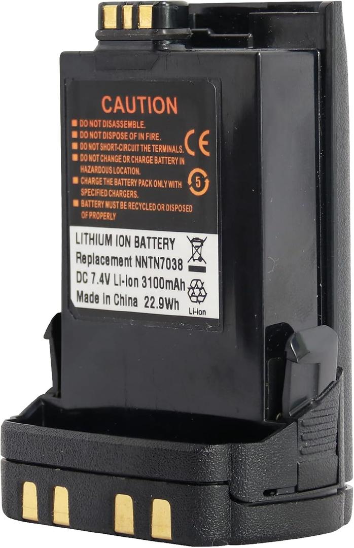 NNTN7038 Non IMPRES Battery 3100mAh 7.4v Li-ion for APX8000 APX7000 APX6000 APX8000XE APX7000XE APX6000XE