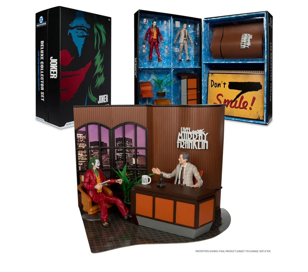 McFarlane Toys - DC Multiverse Joker Movie (Limited Edition Deluxe Collector Set - Live with Murray Franklin)