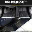 Floor Mats & Cargo Liner for 2026 Toyota RAV4 PHEV(Suitable for Plug-in Hybrid), All Weather TPE Custom Fit Floor Mat Set with Waterproof Anti-Slip Protection,Accessories for 2026 RAV4 PHEV