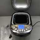 KITCHENARM 29-in-1 SMART Bread Machine with Gluten Free Setting 2LB 1.5LB 1LB Bread Maker Machine with Homemade Cycle - Stainless Steel Breadmaker with Recipes Whole Wheat Bread Making Machine (29 Programs - 3 Loaf Sizes - 3 Crust Colors)