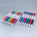 Pentel GlideWrite Ballpoint Pen, (1.0mm) Medium Line, Assorted Ink, Pack of 14 (BX910BP14M1)