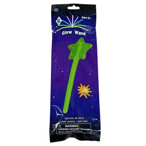 Green Glow Star Wands, Pack Of 4