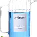 60oz Fabric Softener Dispenser,Liquid Laundry Detergent Dispenser with Lables,Laundry Detergent Container