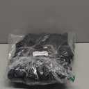 120L Foldable Collapsible Waterproof Travel Duffel Bag for Men and Women with Shoe Compartment (Black)