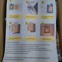 Boho Rattan Wall Sconces Set of Two, Farmhouse Wall Light Fixtures Lighting with Hand Woven Hemp Rope Shade Bedside Wicker Wall Lamp, Wall Mount Light Fixture for Bedroom Living Room Bathroom Stairway