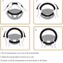 Cute Car Steering Wheel Cover, Universal Fit 15 Inch Soft Comfortable Plush Anti Slip & Odor Free Car Wheel Protector for Women Girls Pink