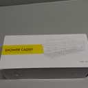 EUDELE Adhesive Shower Caddy, 5 Pack Rustproof Stainless Steel Bath Organizers With Large Capacity, No Drilling Shelves for Bathroom Storage & Home Decor (XL size, Black)