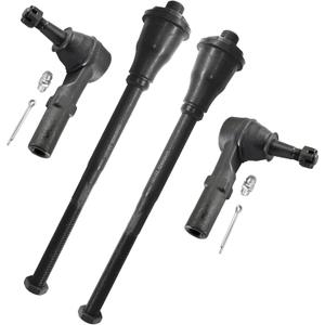 ASTAPRO - Front 4pc Tie Rods for 11-19 Chevy Silverado GMC Sierra 2500 3500 HD, 4 Outer & Inner Tie Rod Ends 2011 2012 2013 2014 2015 2016 2017 2018 2019 Replacement
