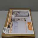 QWR Upgraded Pet Screen Door Fits Door Opening Size Up to 30"x80",Heavy Duty Cat Proof Mesh Screen Door with Zipper Closure,Prevent Cats Running Out from Home,Bedroom,Living Room,Kitchen(U-type,Black)