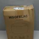 Boho Ottoman Living Room Furniture 20"x15" Large Round Ottomans Pouf Couch Foot Rest Grey Pouf Ottoman Foot Rest with Foam Chunk Filling Pouffe Ottomans Stuffed Foot Rest Poufs for Couch