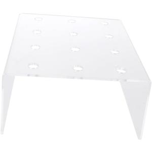 Transparent Cake Tube Rack Dessert Cone Display Stand for Easy Storage and Convenient Holder for Households Dessert Shops and Parties