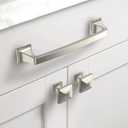 Asidrama 10 Pack 5 Inch(128mm) Brushed Satin Nickel Kitchen Cabinet Handles, Cabinet Pulls Kitchen Cabinet Hardware for Cupboard Drawer Pulls