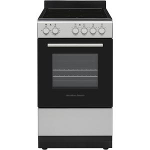 Hamilton Beach 20 Electric Range and Oven with VitroCeramic Cooktop, Heavy-Duty Knobs, Inox Stainless Steel