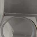 ROLOVE Gold Vanity Mirror, 18 Inch Lighted Makeup Mirror with Smart Touch 3 Colors Dimmable, Tabletop, 360 Rotation