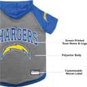 Chargers Hoodie Tee by Pets First
