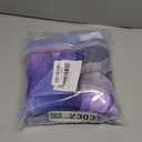 Long No Hook Floral Shower Curtain with Snap in Fabric Liner Set, Spring Blue Purple Iris Design, Elegant Abstract Marble Flower Ringless Hotel Style for Bathroom Decor, 71x77 Inches