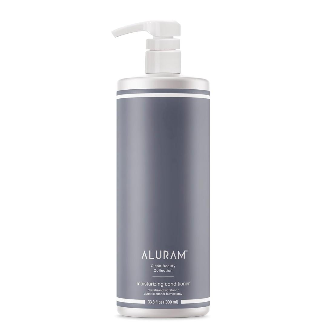 Aluram Coconut Water Moisturizing Conditioner for Men and Women, Clean Hydration and Shine for Medium to Coarse Textured Hair (33.8 Fl Oz)